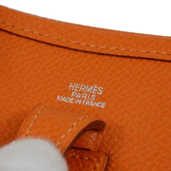 Hermes Orange Epsom Evelyne Tpm #122109H28B - Picture 9 of 10